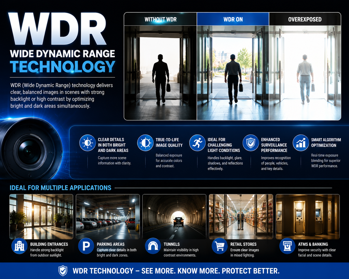 WDR: Wide Dynamic Range Technology for Surveillance Cameras