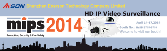 Enerson attend the exhibition of MIPS 2014