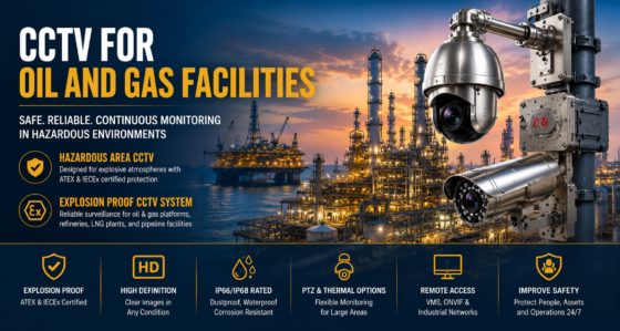 CCTV for Oil and Gas Facilities